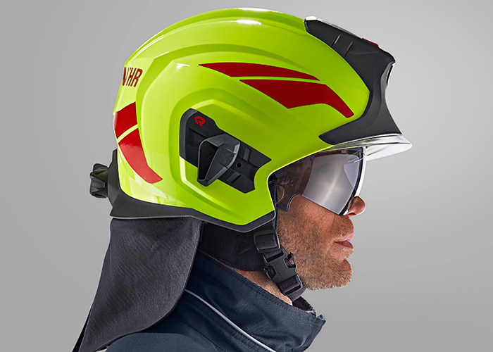 Rosenbauer Feuerwehrhelm HEROS Titan - Schwerpunkt